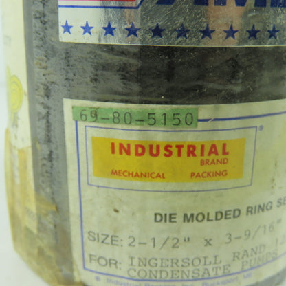 Industrial Packing 69-80-5150 Die Molded Ring Set 2-1/2"x3-9/16"x8 Rings