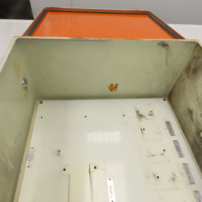 Hoffman 16" x 14" x 8" Steel Electrical Enclosure W/ Backplate & Hinged Door