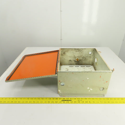 Hoffman 16" x 14" x 8" Steel Electrical Enclosure W/ Backplate & Hinged Door