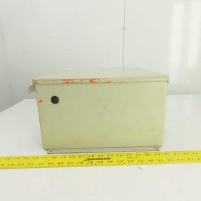 Hoffman 16" x 14" x 8" Steel Electrical Enclosure W/ Backplate & Hinged Door