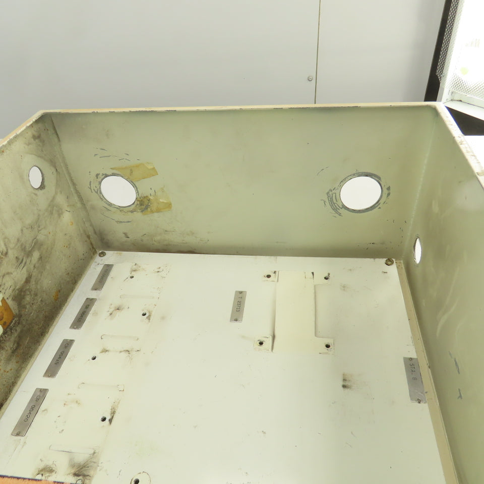 Hoffman 16" x 14" x 8" Steel Electrical Enclosure W/ Backplate & Hinged Door