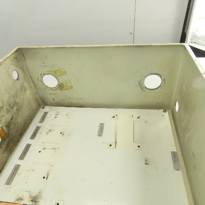 Hoffman 16" x 14" x 8" Steel Electrical Enclosure W/ Backplate & Hinged Door