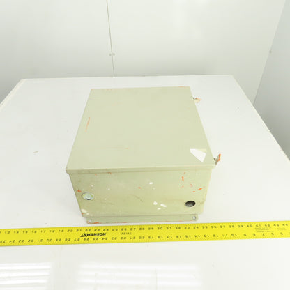 Hoffman 16" x 14" x 8" Steel Electrical Enclosure W/ Backplate & Hinged Door
