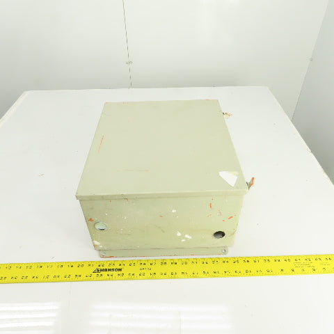Hoffman 16" x 14" x 8" Steel Electrical Enclosure W/ Backplate & Hinged Door