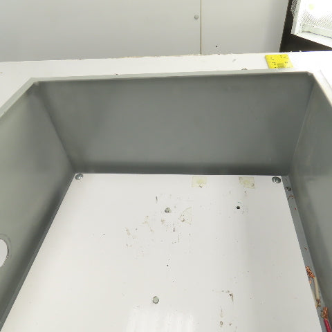 12" x 12" x 6" Steel Electrical Enclosure W/ Backplate & Hinged Door