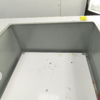 12" x 12" x 6" Steel Electrical Enclosure W/ Backplate & Hinged Door