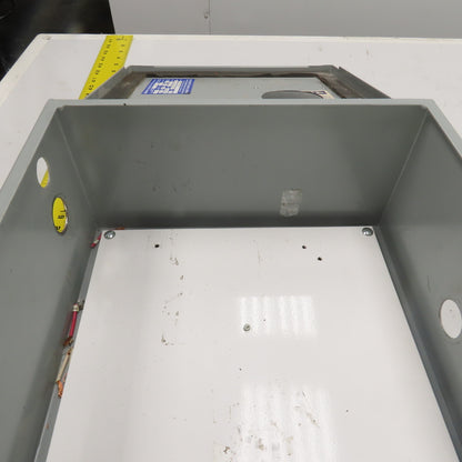 12" x 12" x 6" Steel Electrical Enclosure W/ Backplate & Hinged Door