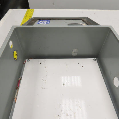 12" x 12" x 6" Steel Electrical Enclosure W/ Backplate & Hinged Door