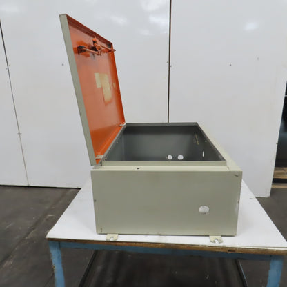 Allen Bradley 36" x 25" x 12" Electrical Enclosure W/ Backplate & Hinged Door