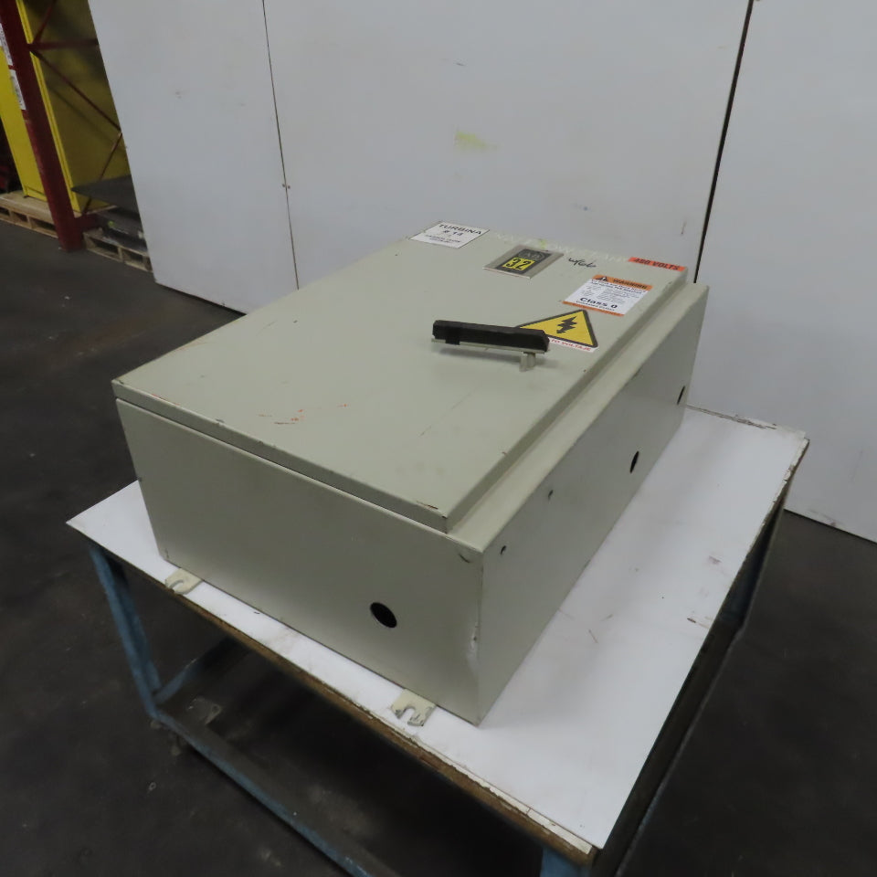 Allen Bradley 36" x 25" x 12" Electrical Enclosure W/ Backplate & Hinged Door