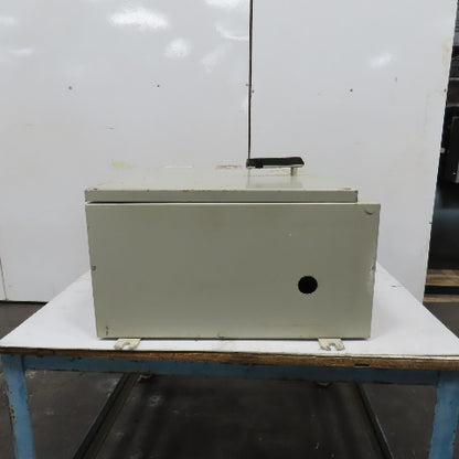 Allen Bradley 36" x 25" x 12" Electrical Enclosure W/ Backplate & Hinged Door