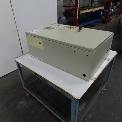 Allen Bradley 36" x 25" x 12" Electrical Enclosure W/ Backplate & Hinged Door