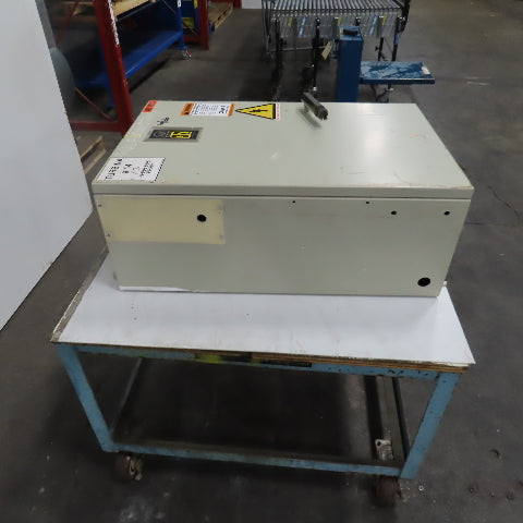 Allen Bradley 36" x 25" x 12" Electrical Enclosure W/ Backplate & Hinged Door