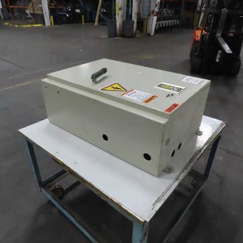 Allen Bradley 36" x 25" x 12" Electrical Enclosure W/ Backplate & Hinged Door