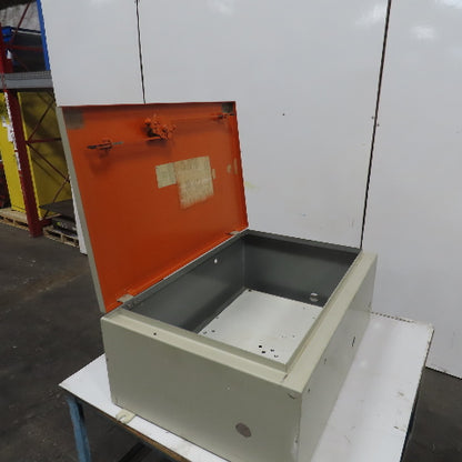 Allen Bradley 36" x 25" x 12" Electrical Enclosure W/ Backplate & Hinged Door