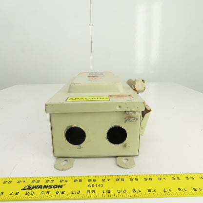 Square D H-362AWK 60A Fusible Safety Disconnect Switch 600V AC/DC Raintight