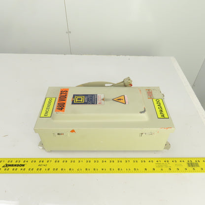 Square D H-362AWK 60A Fusible Safety Disconnect Switch 600V AC/DC Raintight