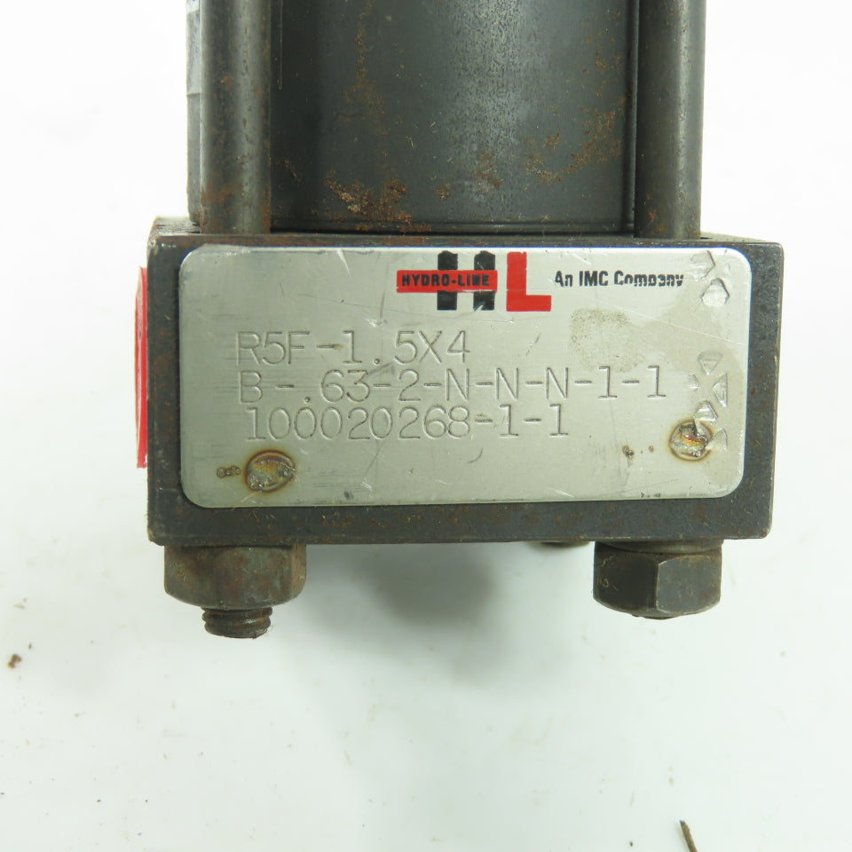 Hydro-Line R5F-1.5X4-B-.63-2-N-N-N-1-1 Double Action Pneumatic Cylinder 4"Stroke