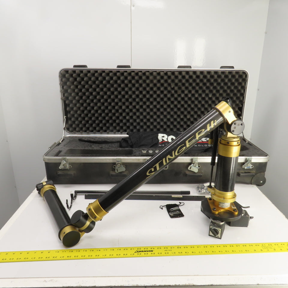 Romer Hexagon Metrology Stinger IIi Cimcore 4124 Portable Arm CMM & Accessories
