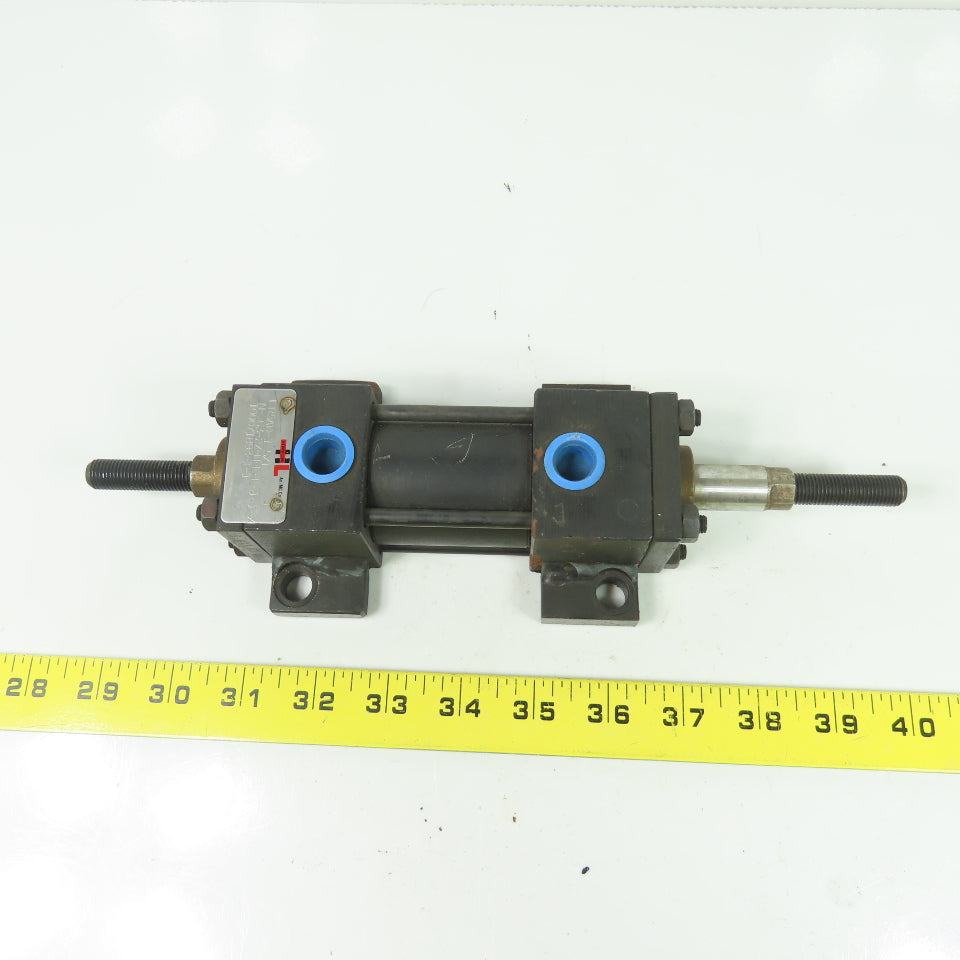 Hydro-Line LR5AD-1.5X1-N-.63-2X-N-L-L-1-1-X Double Ended/Act. Pneumatic Cylinder
