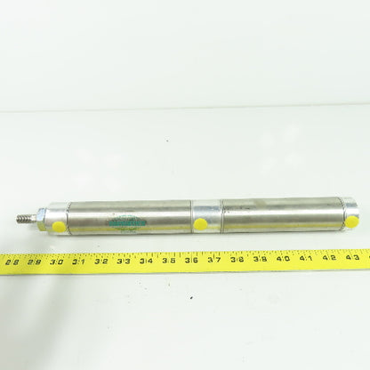 Numatics MI3257 Double Acting Pneumatic Air Cylinder 4" Stroke 1-1/4" Bore
