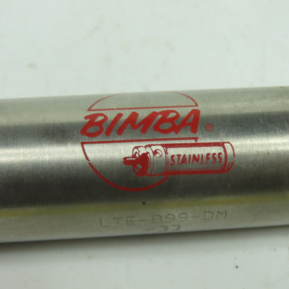 Bimba LTE-099-DM Double Actin Pneumatic Cylinder 9" Stroke 1-1/16" Bore