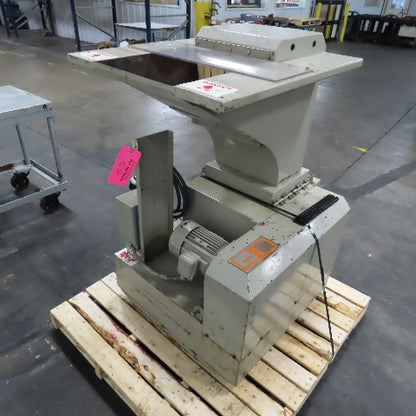 Conair Wortex LP350 230/460V 3Ph3Hp Top Feed Plastic Recycle Granulator 1/4"Mesh
