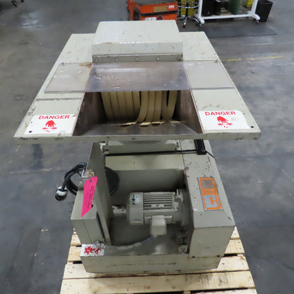 Conair Wortex LP350 230/460V 3Ph3Hp Top Feed Plastic Recycle Granulator 1/4"Mesh