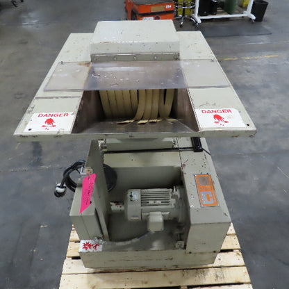 Conair Wortex LP350 230/460V 3Ph3Hp Top Feed Plastic Recycle Granulator 1/4"Mesh