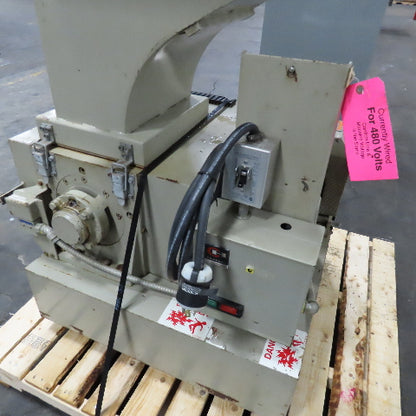 Conair Wortex LP350 230/460V 3Ph3Hp Top Feed Plastic Recycle Granulator 1/4"Mesh