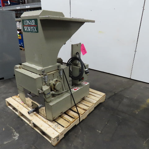 Conair Wortex LP350 230/460V 3Ph3Hp Top Feed Plastic Recycle Granulator 1/4"Mesh