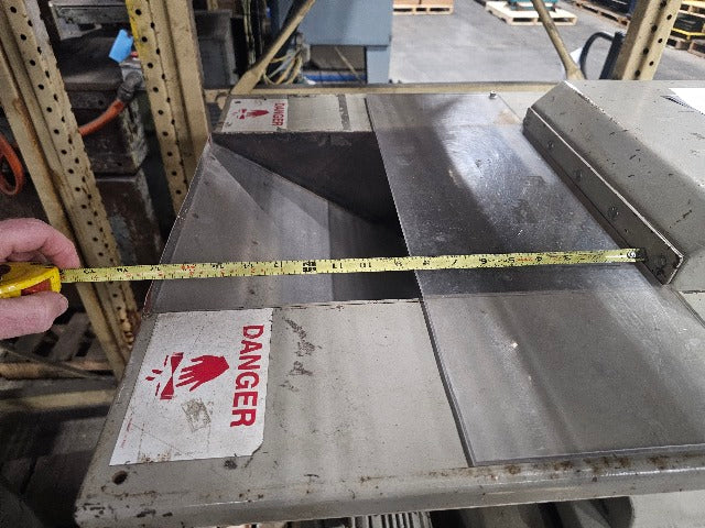 Conair Wortex LP350 230/460V 3Ph3Hp Top Feed Plastic Recycle Granulator 1/4"Mesh