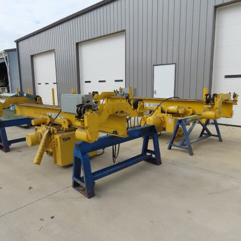 Yale 14' x 110' Free Standing Underhung Dual 3 Ton Wire Rope Bridge Crane 480V