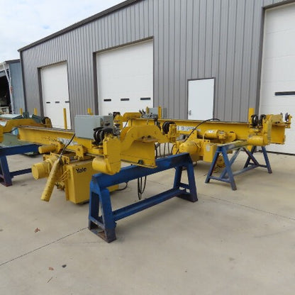 Yale 14' x 110' Free Standing Underhung Dual 3 Ton Wire Rope Bridge Crane 480V