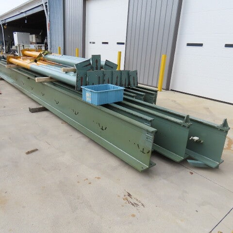 Yale 14' x 110' Free Standing Underhung Dual 3 Ton Wire Rope Bridge Crane 480V