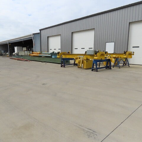 Yale 14' x 110' Free Standing Underhung Dual 3 Ton Wire Rope Bridge Crane 480V