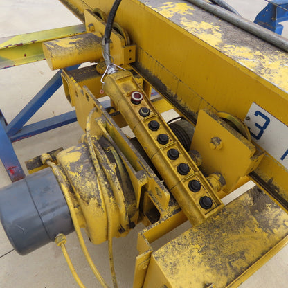 Yale 14' x 110' Free Standing Underhung Dual 3 Ton Wire Rope Bridge Crane 480V