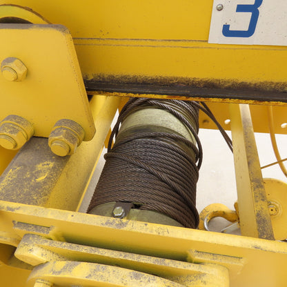 Yale 14' x 110' Free Standing Underhung Dual 3 Ton Wire Rope Bridge Crane 480V