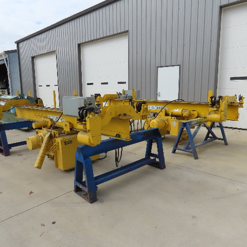 Yale 14' x 110' Free Standing Underhung Dual 3 Ton Wire Rope Bridge Crane 480V