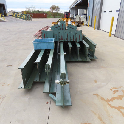 Yale 14' x 110' Free Standing Underhung Dual 3 Ton Wire Rope Bridge Crane 480V