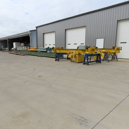 Yale 14' x 110' Free Standing Underhung Dual 3 Ton Wire Rope Bridge Crane 480V