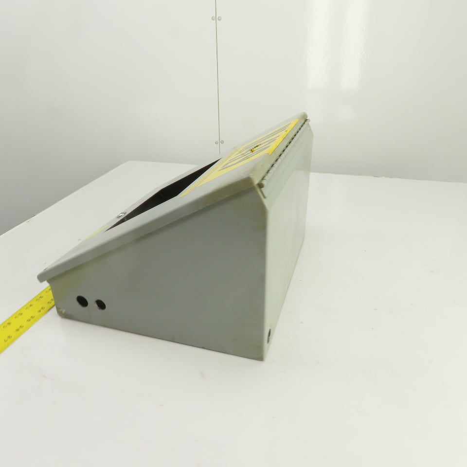 Saginaw SCE-16C16 16x16" Type 12 Sloped Front Console Operator Control Enclosure