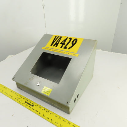 Saginaw SCE-16C16 16x16" Type 12 Sloped Front Console Operator Control Enclosure