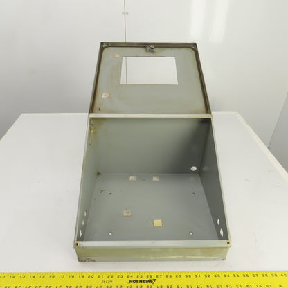 Saginaw SCE-16C16 16x16" Type 12 Sloped Front Console Operator Control Enclosure