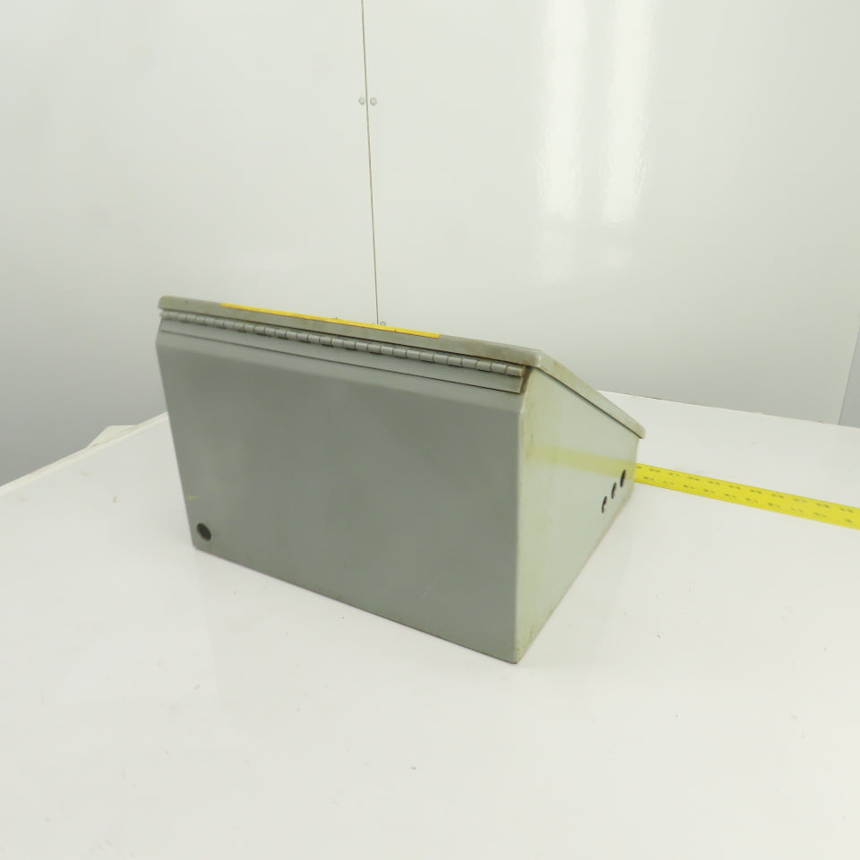 Saginaw SCE-16C16 16x16" Type 12 Sloped Front Console Operator Control Enclosure