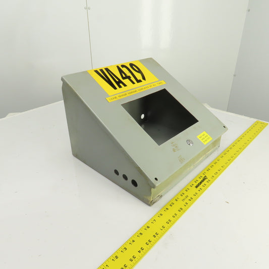 Saginaw SCE-16C16 16x16" Type 12 Sloped Front Console Operator Control Enclosure