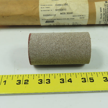 Norton 1-916"x2-13/16"x5/8" Grain 53A80-LVBE Alundum Grinding wheel Lot of 15