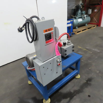 Rietschle VFT100 5Hp Rotary Vane Vacuum Pump 208-230/460V 100m3/h W/ Accumulator