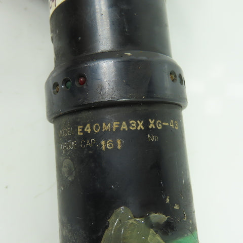 Stanley E40MFA3X XG-43 Reversing Electric Nutrunner 161Nm 79.8 Ratio