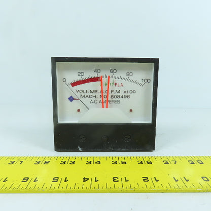 Crompton 387684 239-3024 Panel Mount DC Volts Voltmeter 0-100
